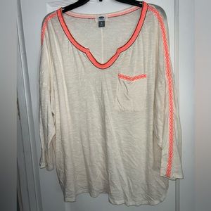 White long sleeve blouse